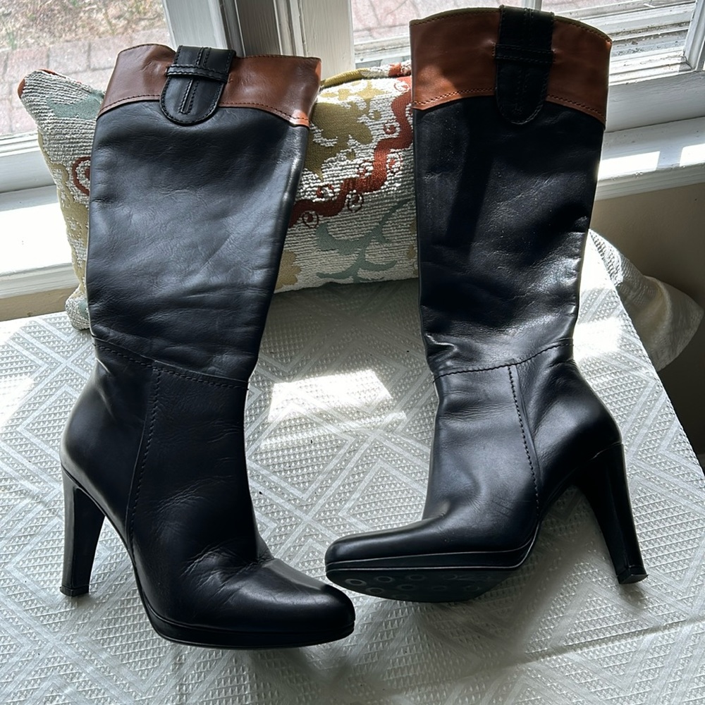 Sesto Meucci Italian Leather Boots Size 7 1/2 Gorgeous!